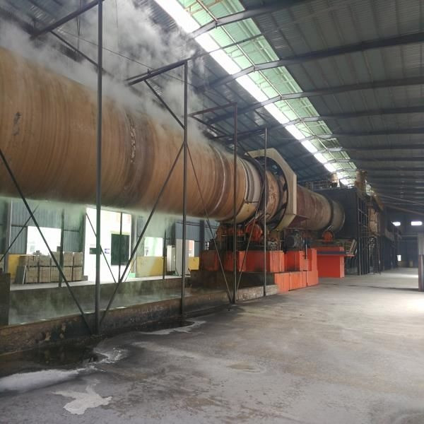 فرن دواري صناعي لتصليح رذاذ الزنك فرن دواري نموذج 3.5x70m نظام تحكم PLC