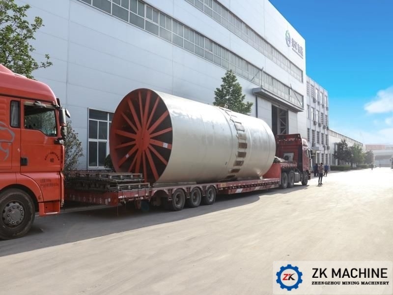 2-46t/H المجفف الدواري الصناعي مع نظام تحكم PLC لتجفيف المعادن