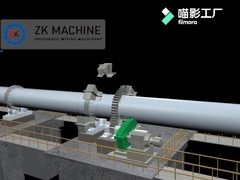Calcined Sinter Dolomite Cement Rotary Kiln Convenient Maintenance