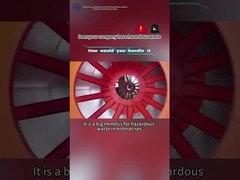 محرقة النفايات البلدية ذات المعايير العالية ، محرقة الفرن الدوار 2.0-34 T / H