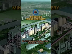 خط إنتاج أسمنت عالي الإنتاجية ، مصنع طحن الأسمنت سهل التشغيل